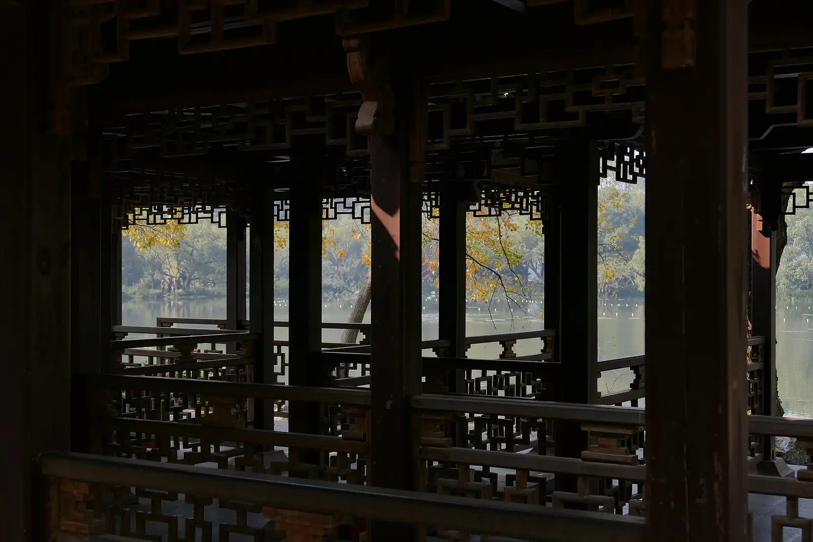 West Lake boat · Three Pools Mirroring the Moon